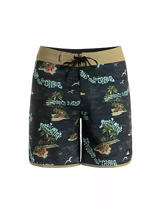 QUIKSILVER | Herren Beachshort Surfsilk Scallop 18" | schwarz